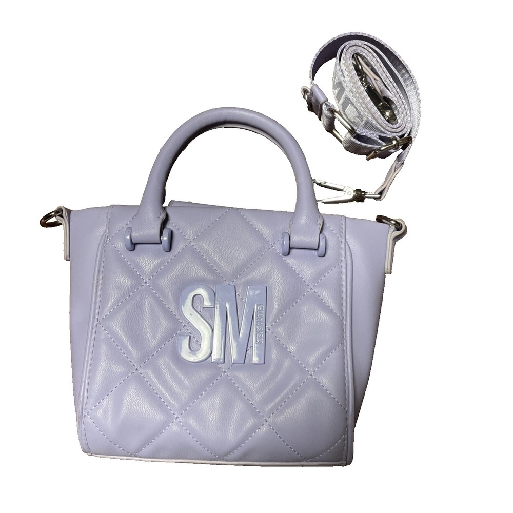 Steve Madden Women's Small Crossbody Bag Lavender Magnetic‎ Closure Handbag